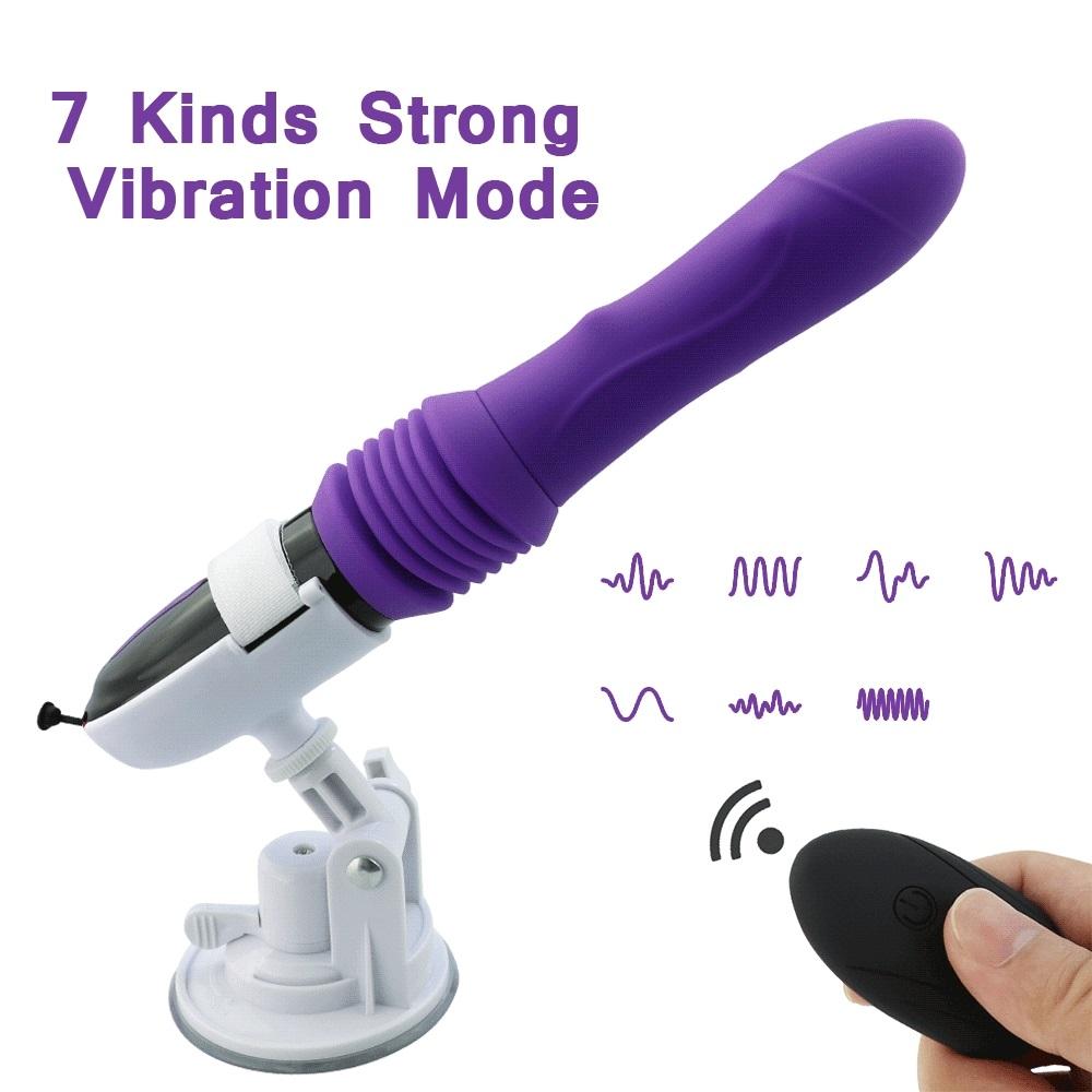 Sex Machine Thrusting Big Dildo Vibrator Vaginal G Spot Automatic Up Down Massager Retractable Pussy Adults Sex Toys for Women