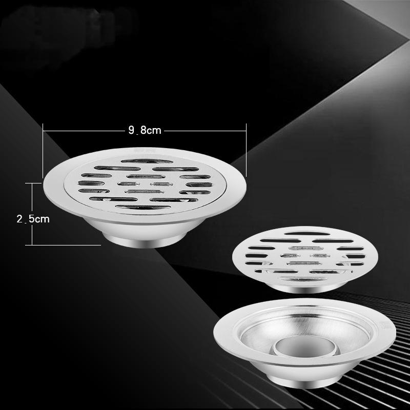 

10/12 см Нержавеющая сталь Анти-запах Сливы для пола Слив Душевой фильтр Крышка Ванна Напольный слив Аксессуары для ванной комнаты