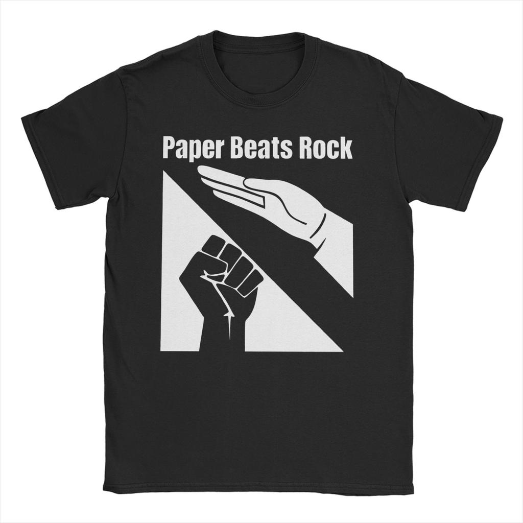 Pánské Dámské Papír Poráží Kámen Meme Tričko 100% Bavlna Oblečení Novinka Krátký Rukáv Kulatý Výstřih Trička Plus Size Tričko