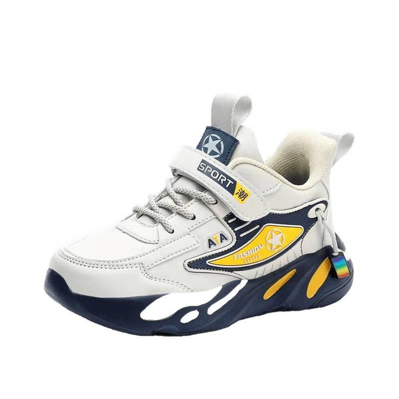 Kids Running Shoes Breathable Non-slip Wear-resistant School Season