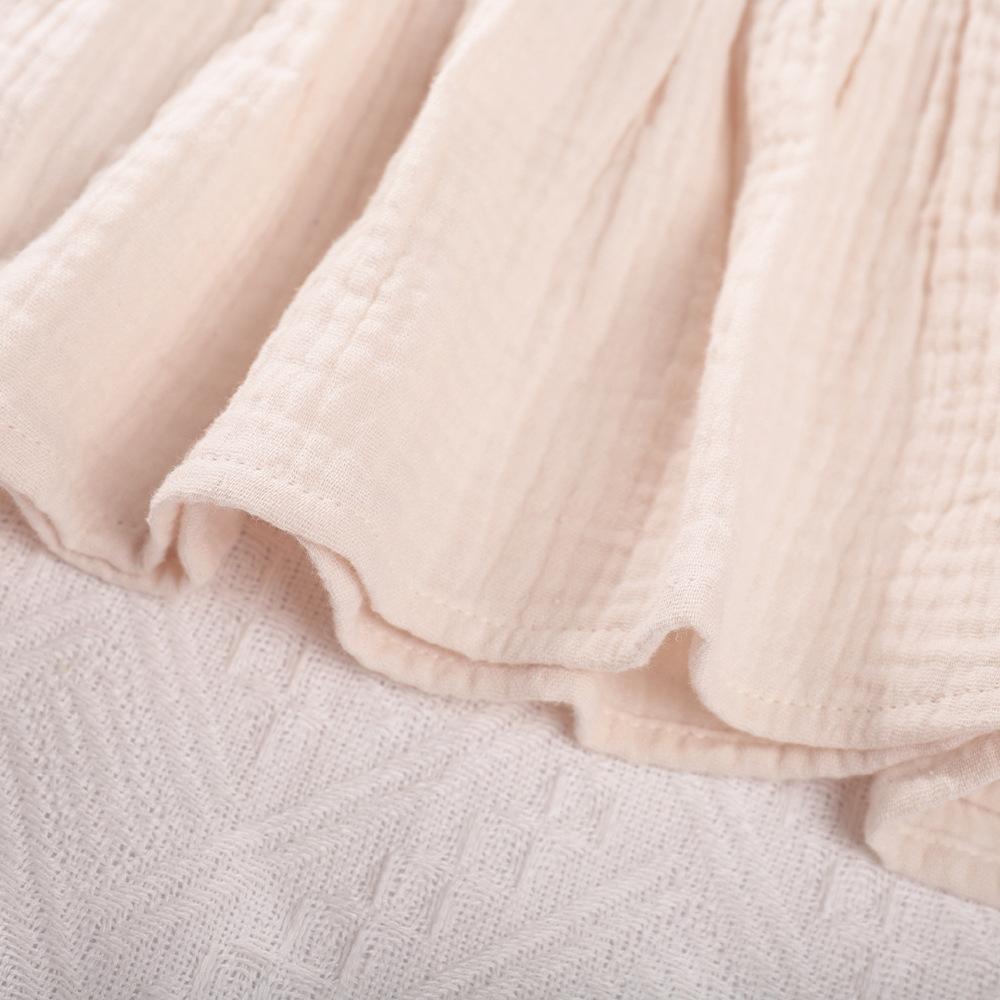 New Children's Summer Outfit for Girls, Tie Strap Camisole Top + Wide-Leg Pants, Baby Mori Style Set, Korean Version Vacation Set