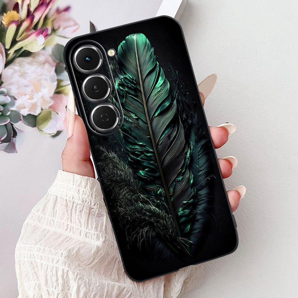 Casing For Tecno Spark 40Pro KM6 Cover For Techno Spark 40 Pro Case Silicone Luxury Butterfly Love Fashion Flowers Cool Painted