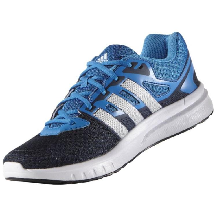 adidas Galaxy 2 Wygodne Miękkie Antypoślizgowe Odporne na Zużycie Niskie Codzienne Buty do Biegania Męskie Sneakersy Niebieski Czarny AF6690