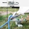 Heavy Duty Rope Tensioner with Retractable Tie Down Adjustable Camping Rope for Tarp Hammock Boat Outdoor Gear Securing Tool
