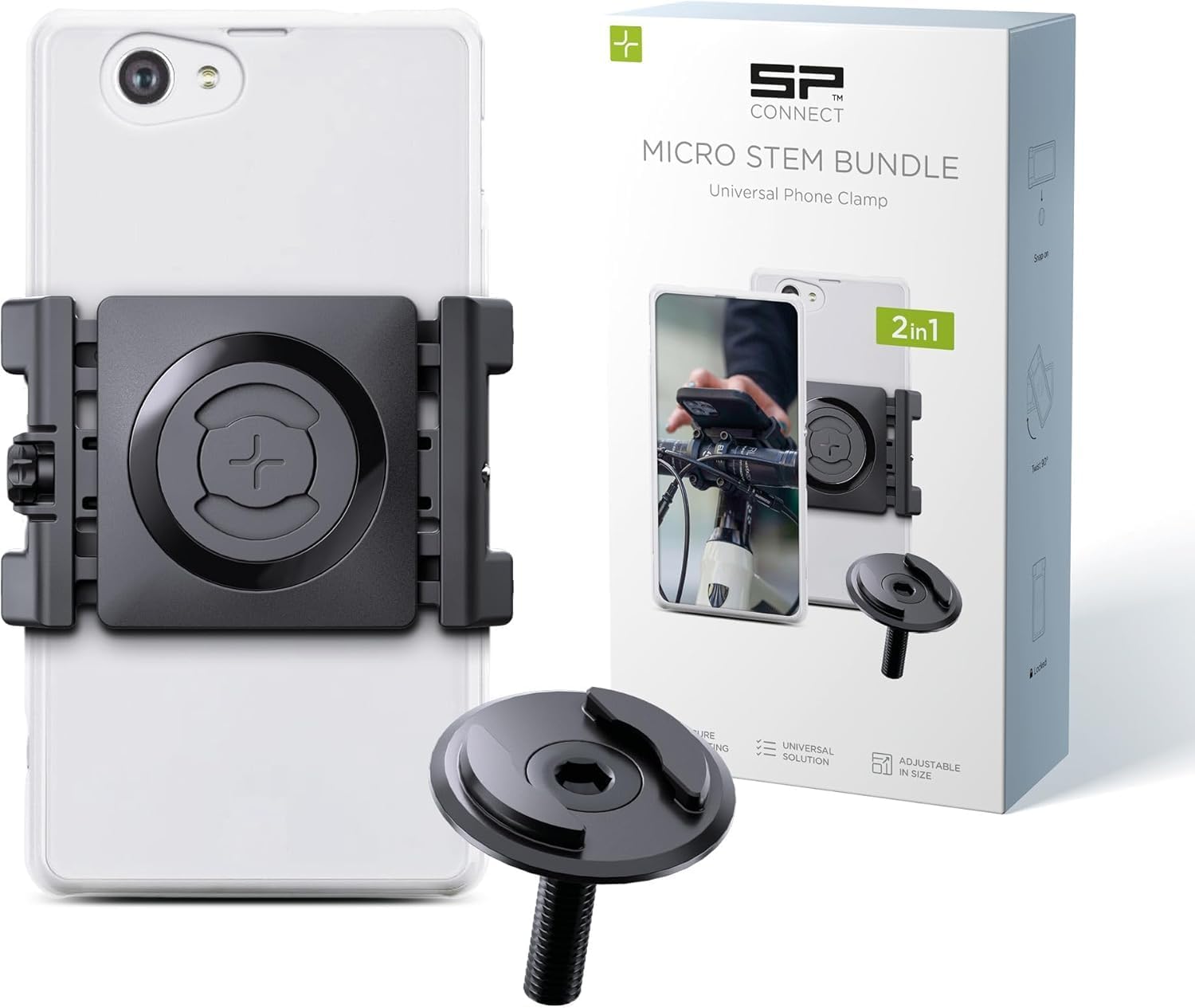 

SP Connect Universal Clamp Mount Compatible Smartphone Holder SPC+ Bicycle/Motorcycle