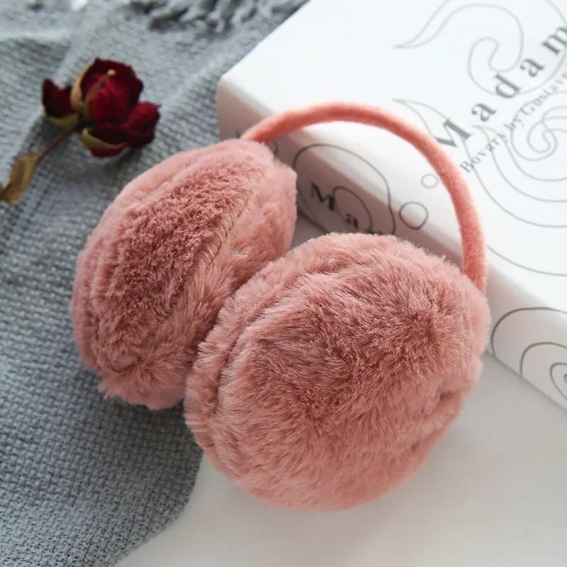 

Зимние наушники для женщин, зимние наушники, ветрозащитные, теплые, новые женские, мужские, студенческие наушники, зимний холод коричневый