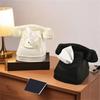 Telephone Shaped Tissue Box Stylish Telephone Design Tissue Box Paper Dispenser for Versatile Home Settings