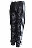 Lambskin Handmade Leather Casual Designer Black Joggers Pant Stylish Wear 100% Real