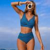 2026 New European Style High Waist Bikini, Sexy Separated Swimwear Set for Women