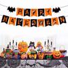 5Pcs/Set Halloween Flag Halloween Bunting Creative Halloween Hanging Decoration  Party Scene