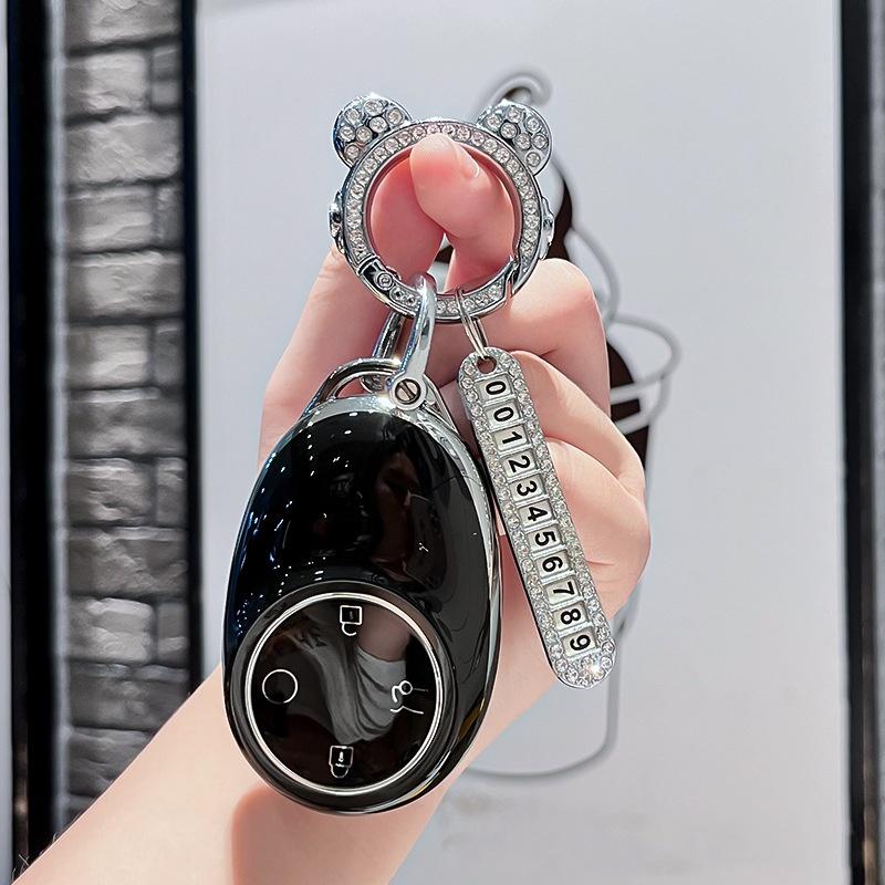 Coque de Protection pour Clé de Voiture à Télécommande Coquille Protectrice Porte-Clés Pour Gac Aion V Rt Ut Y Splus Accessoires Porte-Clés