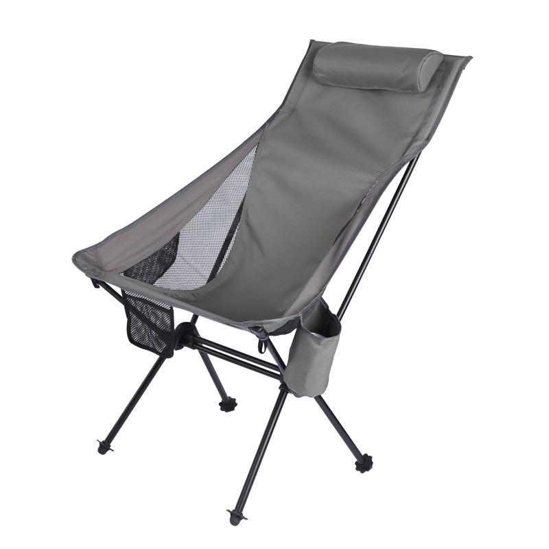 Outdoor Camping Ultralight Folding Chair Travel Chair Fishing BBQ Hiking Strong High Load 150kg Beach Oxford Cloth Fishing Chair