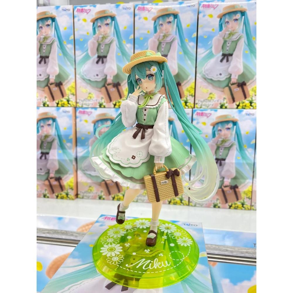18CM Anime Hatsune Miku Fashion Doll Country Fashio Hatsune Miku Black Dress Lolita Model Toy Gift Collection Aciton Figure