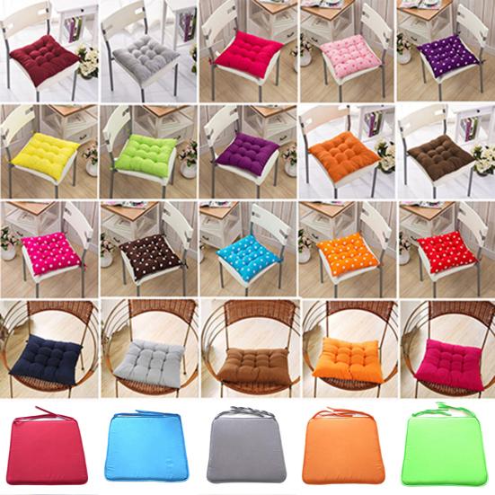 Tie On Seat Pad Warm Chair Cushion Pads for Dining Room Garden