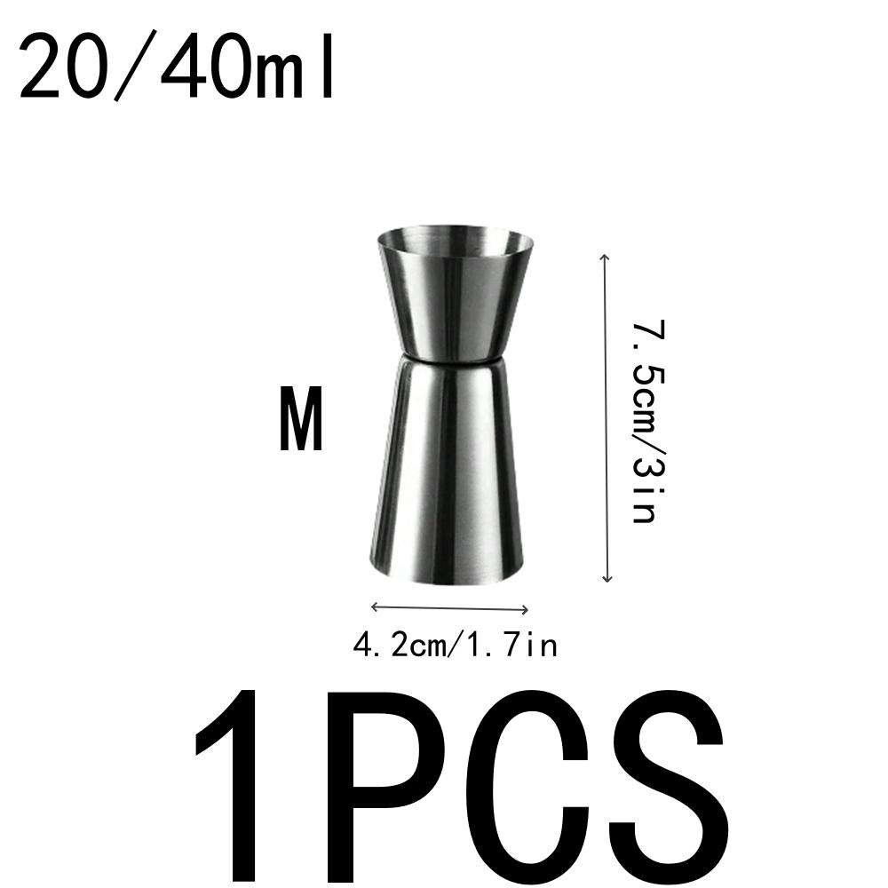 Stainless Steel Cocktail Measure Cup Japanese 30/40/50/60ml Kitchen Bar Party Home Spirits Drink Measure Jigger Accessories Tool