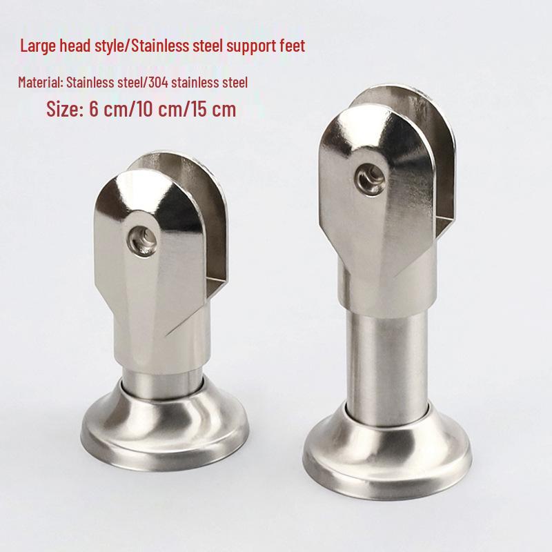 Stainless Steel Public Toilet Partition Support Foot Bracket
