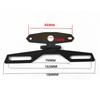Motorcycle License Plate Bracket Taillight Mount Support Folding Number Plate Frame Holder Mount Universal Motorbike Accessories