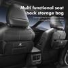 BAG1 For Volkswagen VW Leather Car Back Seat Hanging Pocket Waterproof Storage Bag Polo Jetta Sagitar Magotan Passat B5 B6 B7 CC