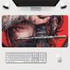 Anime Girl Themed Large Rubber Mouse Pad HD Print NonSlip Oblong Gaming Desk Mat with Stitched Edges