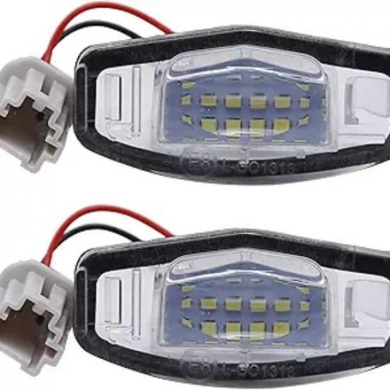 2PCS 6000K 18SMD 12V LED License Plate Light Replacement