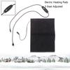 Portable Usb Electric Heating Pad Vest Jacket Clothing Heated Pads Warmer Waist