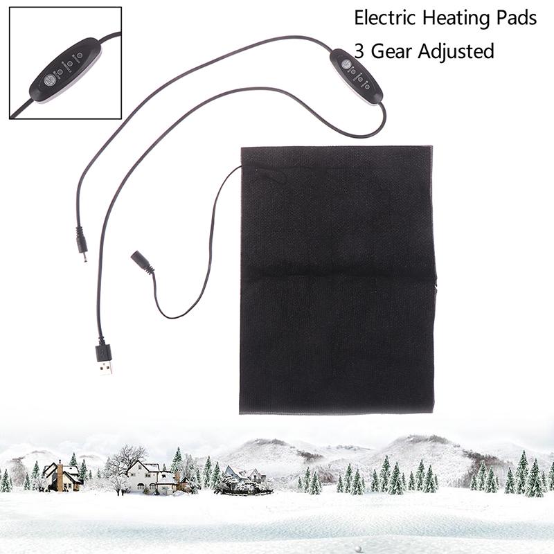 Portable Usb Electric Heating Pad Vest Jacket Clothing Heated Pads Warmer Waist