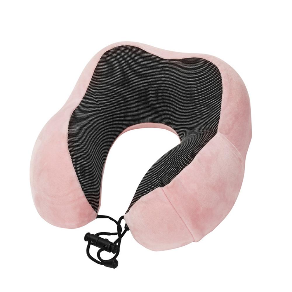 Travel Pillow U-Shape Pure Memory Foam Neck Pillow for Airplane Office Nap Cervical Pillows Flight Sleeping Head Neck Support