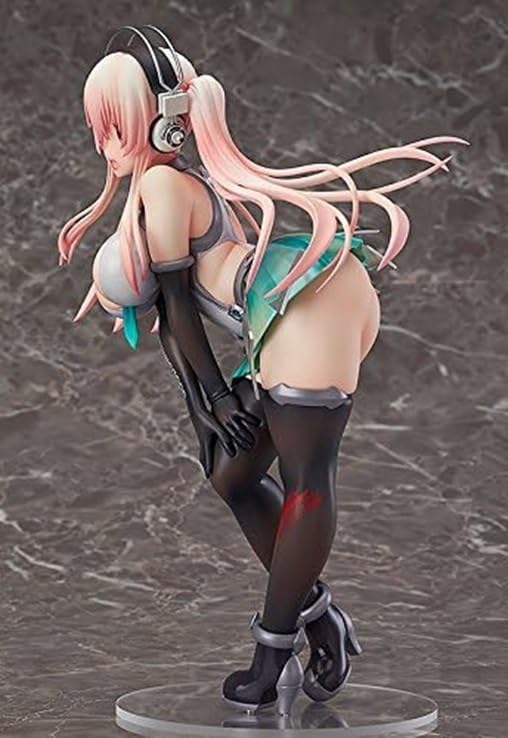 SoniAni Super Sonico Racing Maßstab ABS PVC Bemalt Fertigfigur Ver. 1/7 und