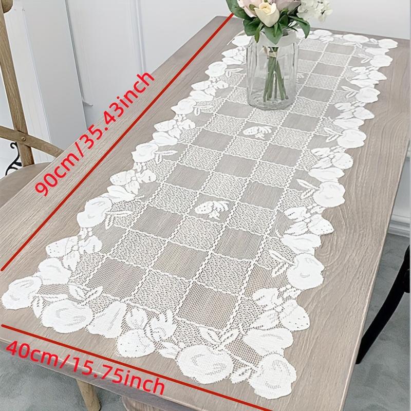 Lace Table Runner Table Dresser for Dining Coffee Tea End Tables Mat Cover Tablewear Home Wedding Party Decoration