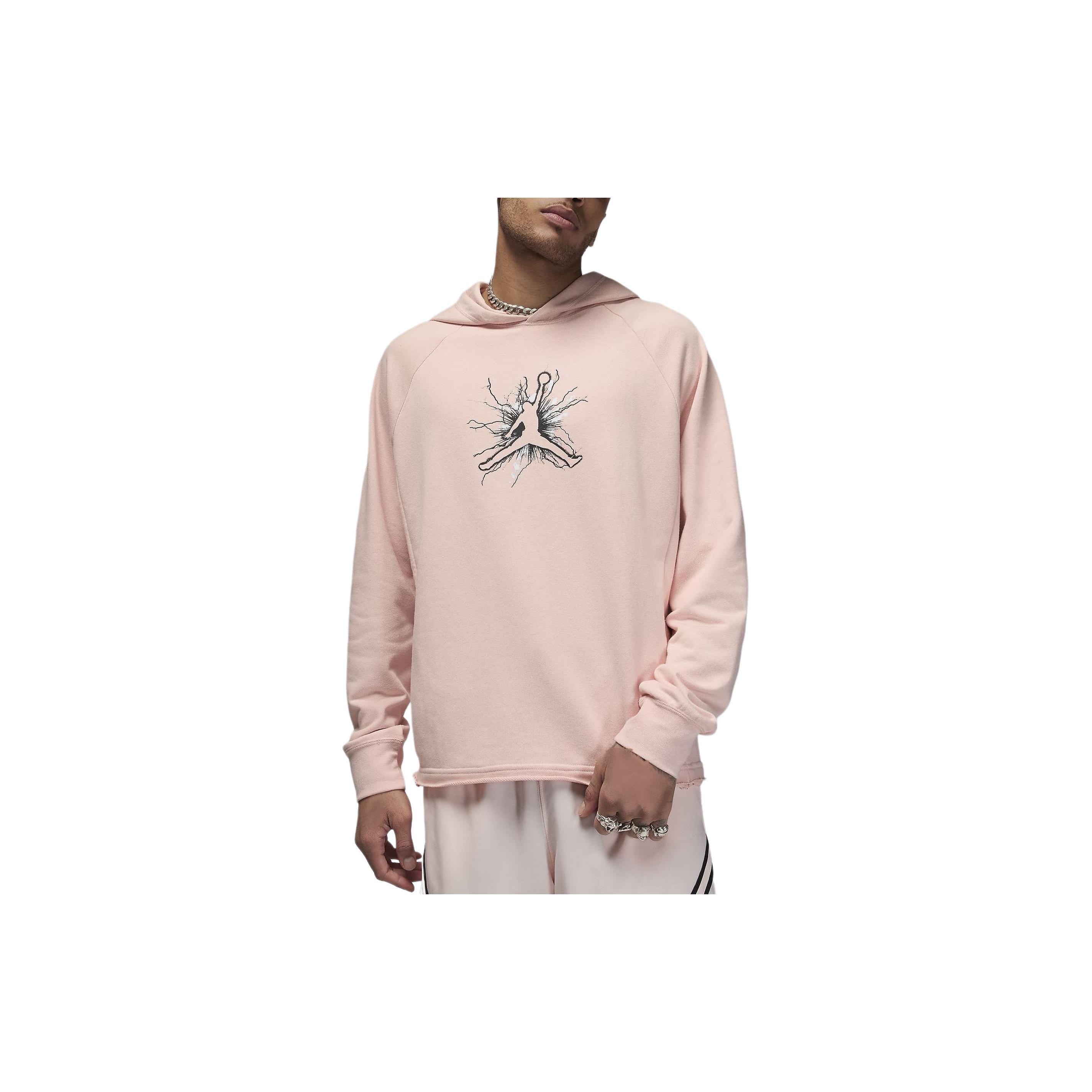 Jordan Sweatshirts Men s Pink Hooded Moderate Other FN5813-622 L