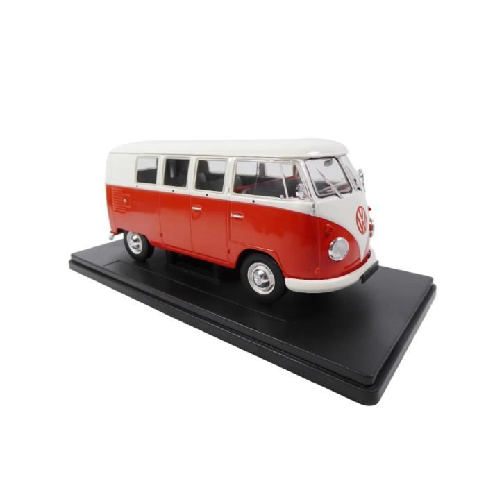 Véhicule miniature - volkswagen - t1 combi 1960 - échelle 1:24 - métal - mixte