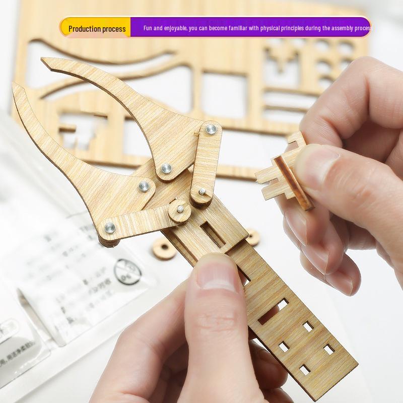 Children's DIY Hydraulic Manipulator Kit: Educational Tool for Hands-On Science Experiments