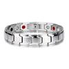 Women Men Male Bio Health Care Bracelet & Bangle Stainless Steel Tourmaline Magnetic Bracelets