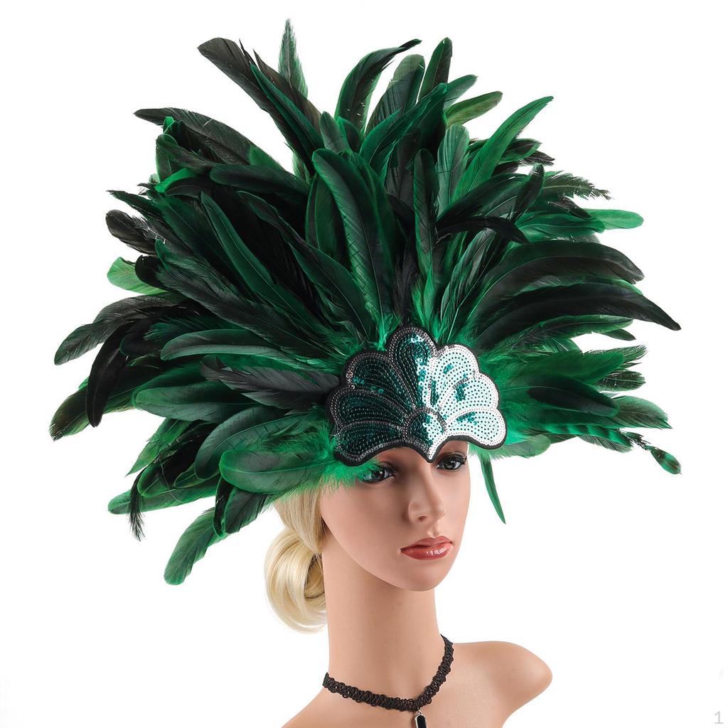 Feather Headdress for Carnival, Festival Performances