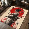 Samurai-Frauen-Druckteppich - Heimdekoration Teppich für Wohnzimmer Schlafzimmer Bodenbelag Computerstuhl Bereichsteppich