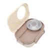 1450ml Bento Lunch Box Stainless Steel Compartment Thermal Bento Box Double Layer Bento Containers for Students Beige