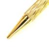 Great Cartier Ballpoint pen Must de Cartier Trinity Wave Pattern Twist Type gold Used