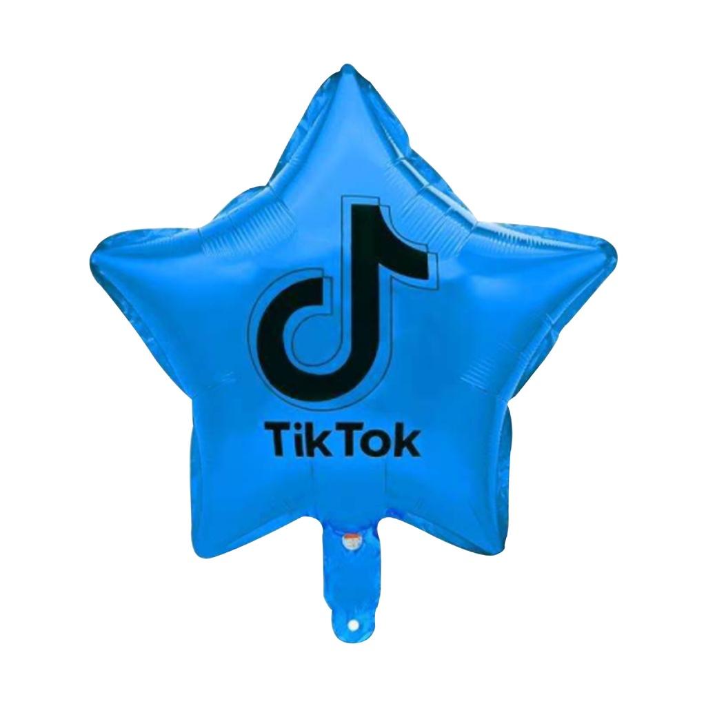 Tik Tok Logo Star Foil Balloon For Adults And Kids Birthday Party Decor Supplies