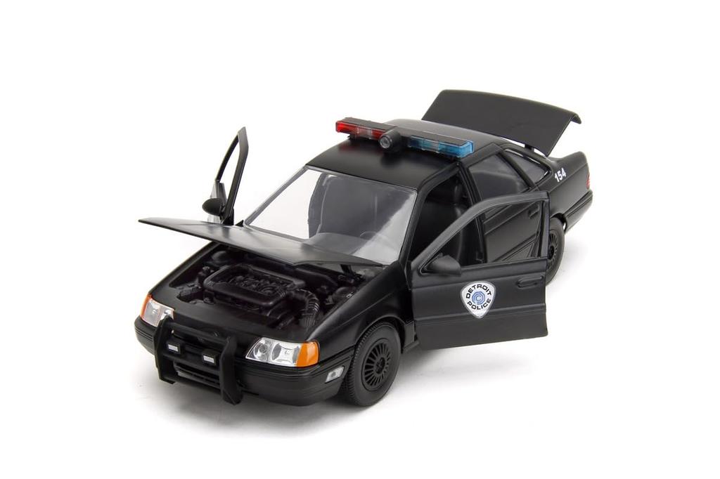 Jada Toys 1/24 Scale Ford Taurus with OCP Police RoboCop Figure (RoboCop) Finished Product