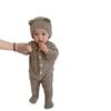 Influencer Baby Autumn Onesie Cute Bear Mink Velvet Romper