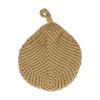 Breathable Hanging Basket with Natural Jute and Cotton Rope for Vegetables Fruits Storage In Kitchen or Workshop
