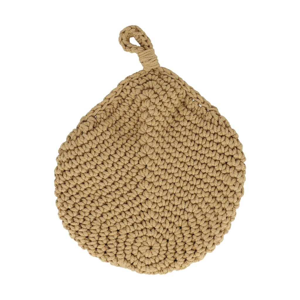 Breathable Hanging Basket with Natural Jute and Cotton Rope for Vegetables Fruits Storage In Kitchen or Workshop