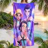 Kpop Hunter Fashion Beach Towel: Ideal for Summer Adventures Soft, absorbent and quick drying suitable for swimming and bathing