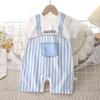 Baby Summer Cotton Romper - Short-Sleeved Onesie for Newborn Girls and Boys