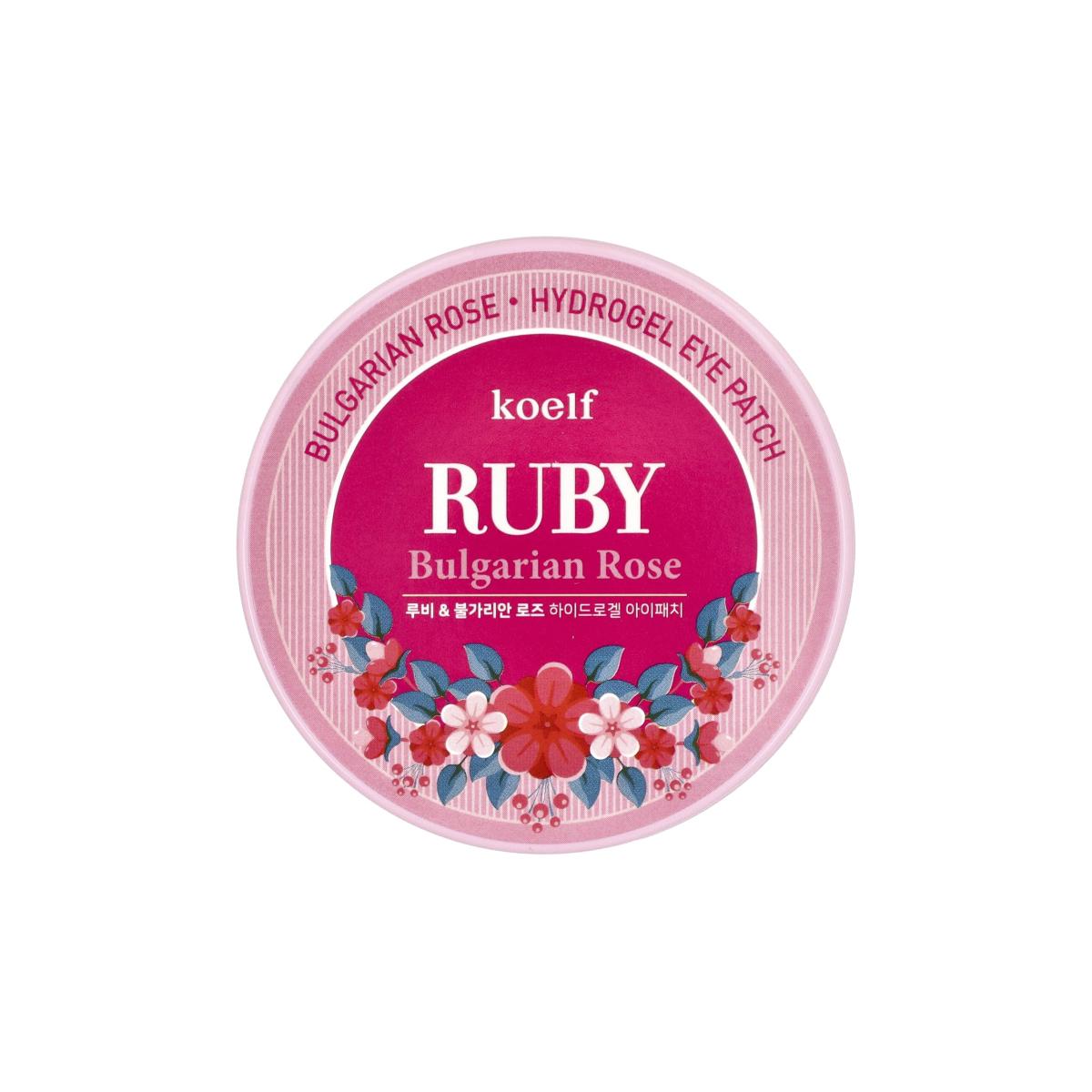 

KOELF Гидрогелевые патчи для глаз Ruby Bulgarian Rose 1,4 г X 60 шт. 1.4g X 60 pieces (1PCS)