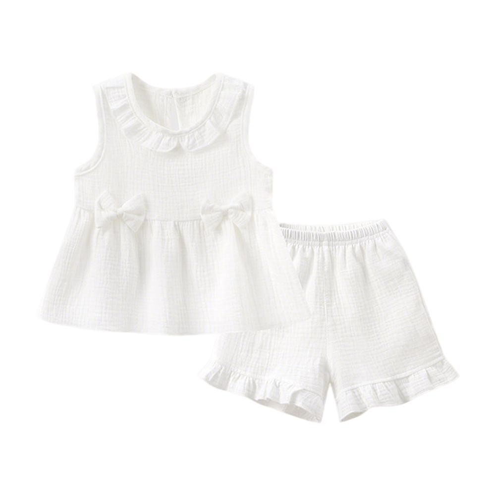 

2-7 Years Kids Girls Sleeveless Top and Shorts 90