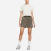 Nike Sportswear Swoosh Casual Breathable Drawstring Shorts Women Bottoms Brown DD5593-004