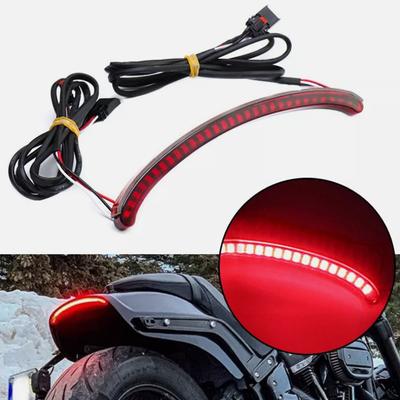 Motorcycle Rear Fender LED Taillight Turn Signal Assembly Running Light Fit for Harley Fat Bob FXFB/FXFBS US Model 2018-2021