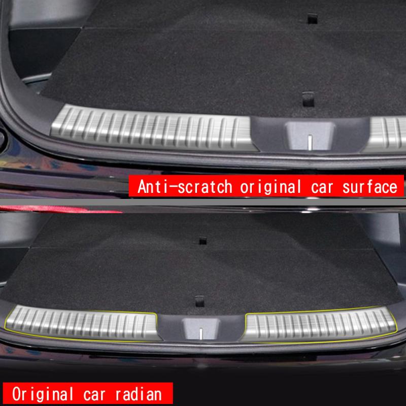 For Honda ZR-V ZR V ZRV   stainless steel Built-in Rear Bumper Protector door Sill Trunk Tread Plate Trim Accessories