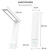 Foldable LED Desk Lamp, Plug-in & Rechargeable, Eye Protection for Kids' Reading & Writing
